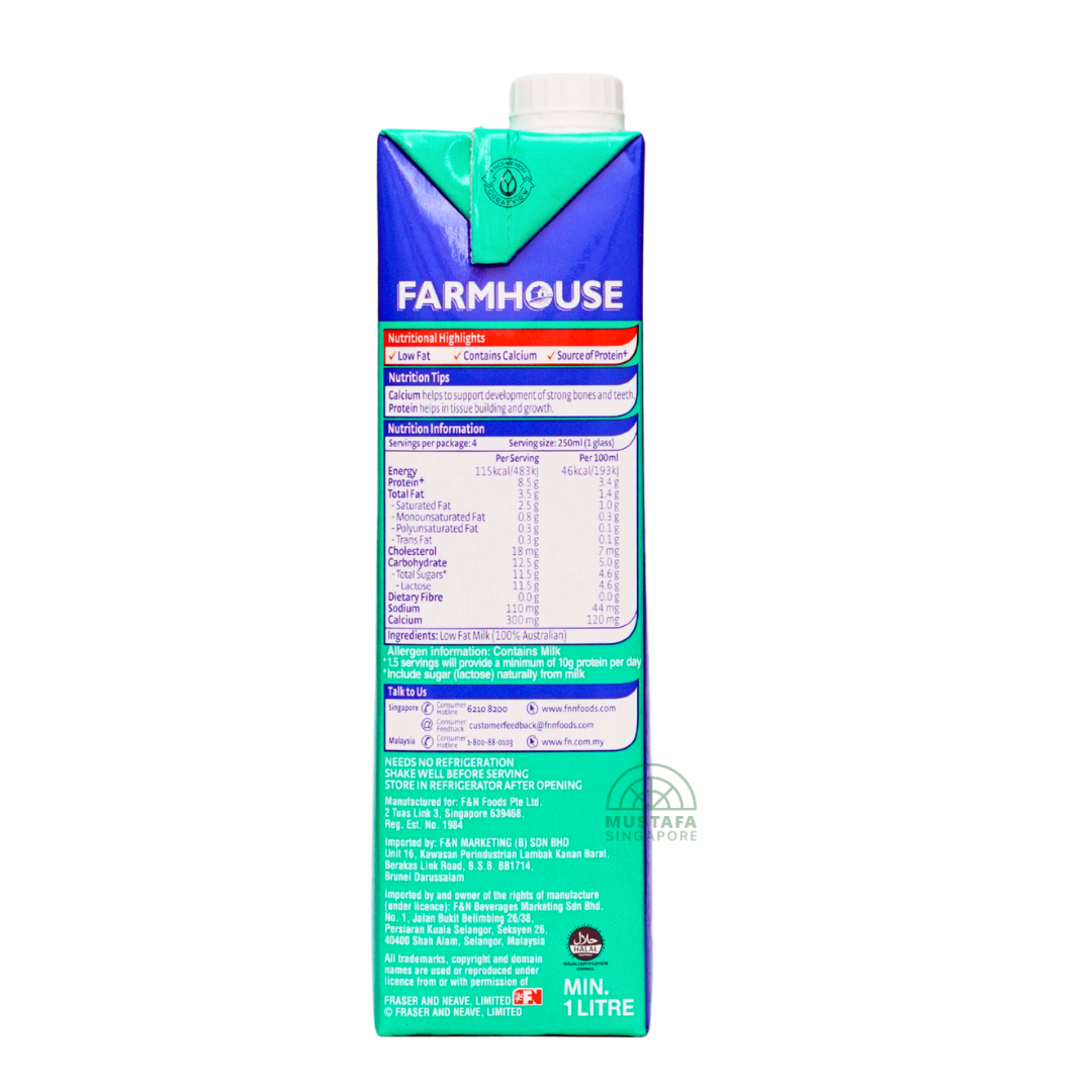 Farmhouse Low Fat UHT 1L