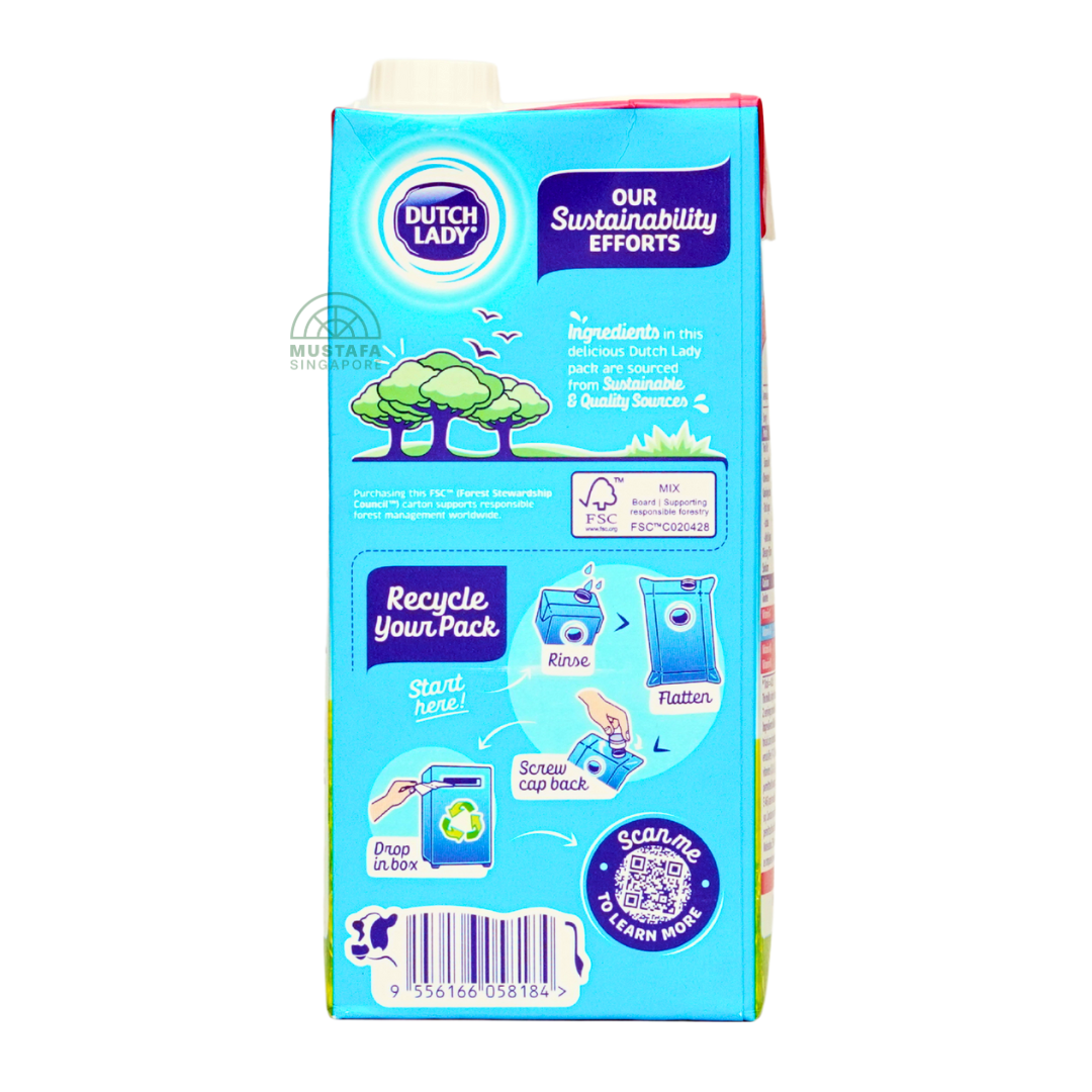 Dutch Lady Strawberry Flavoured Milk 1L