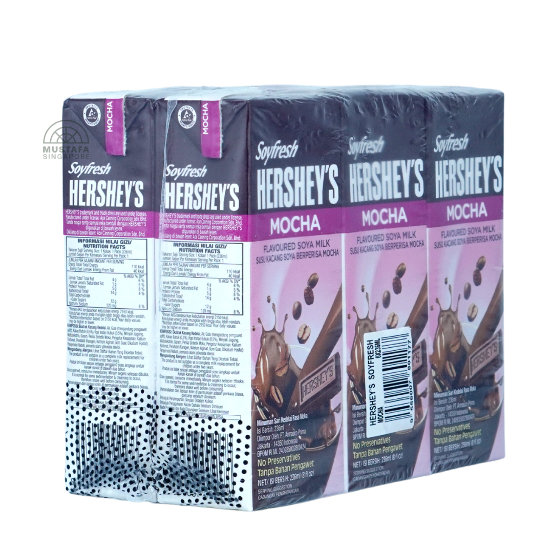 Soyfresh Hershey's Mocha Flavoured Soya Milk 6 x 236ml