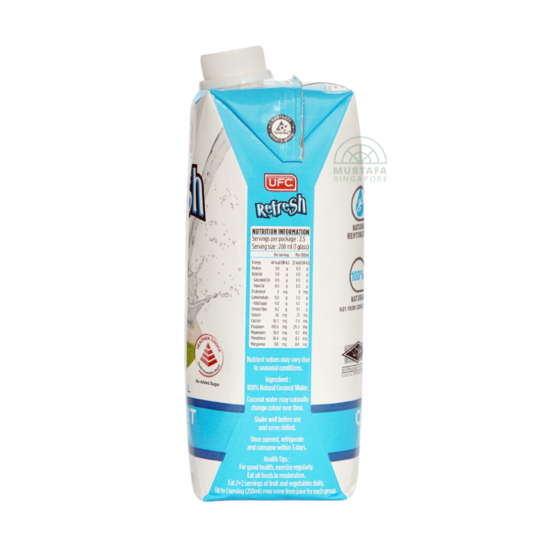 UFC Refresh 100% Natural Coconut Water 500ml