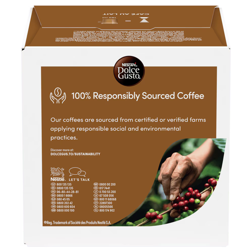 Nescafé Dolce Gusto Café Au Lait Capsules 16s