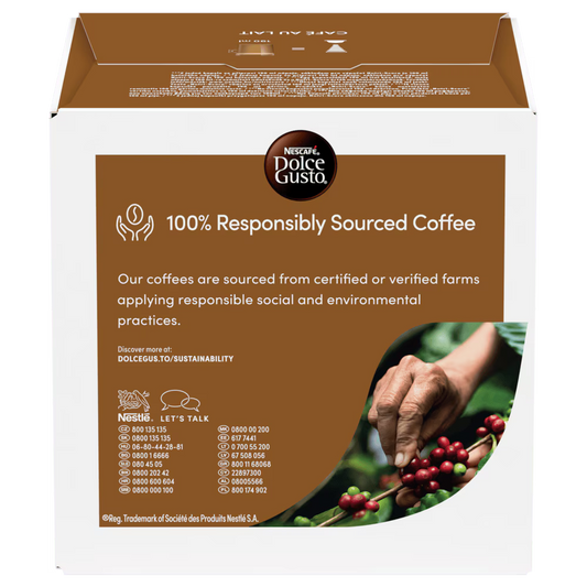 Nescafé Dolce Gusto Café Au Lait Capsules 16s Nescafé Dolce Gusto Café Au Lait Capsules 16s