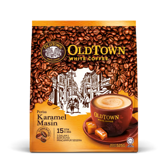 Old Town 3-in-1 Instant White Coffee 525g (Salted Caramel) Old Town 3-in-1 Instant White Coffee 525g (Salted Caramel)