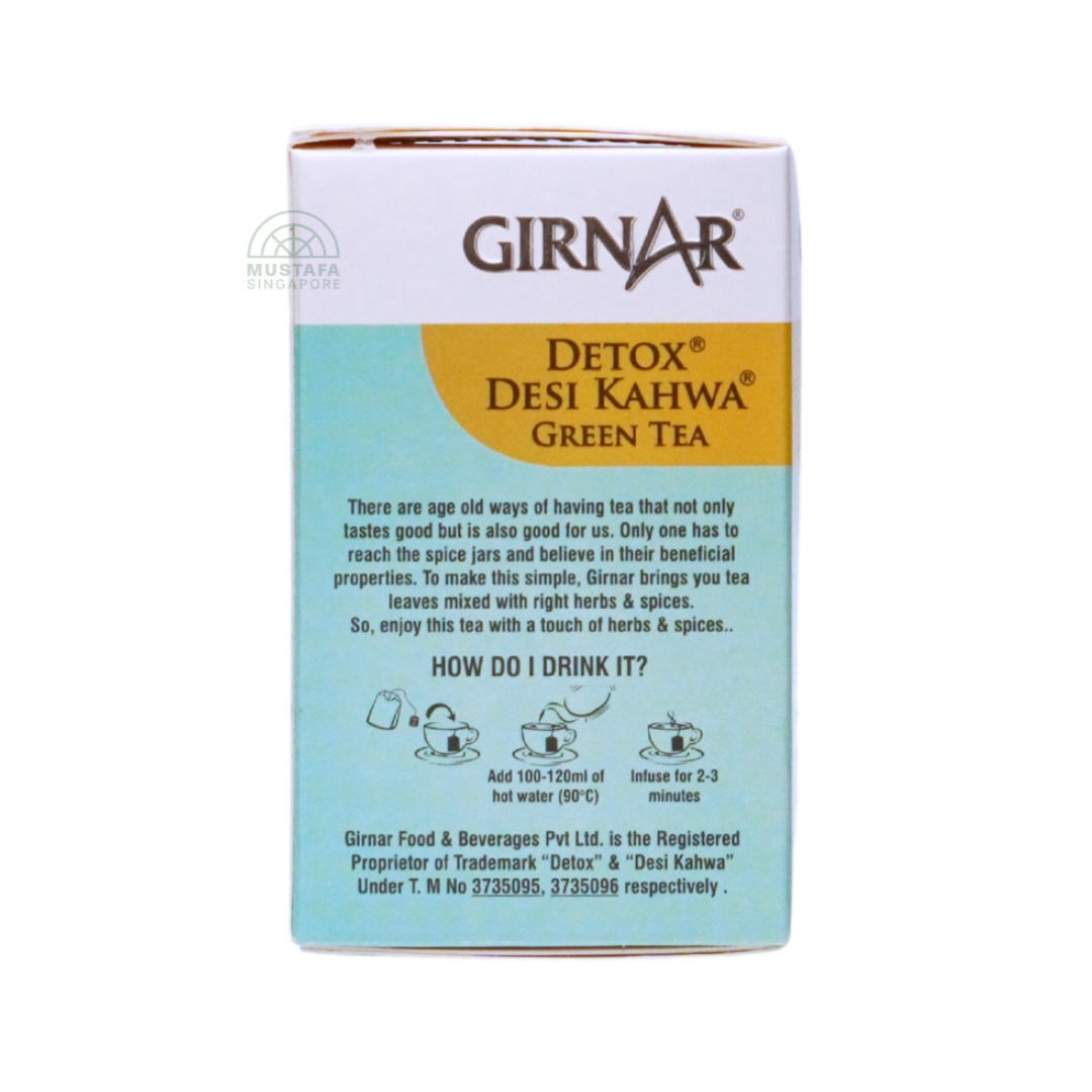 Girnar Detox Desi Kahwa Green Tea 2.5g x 10 25g