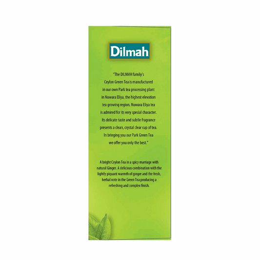 Dilmah String & Tag Green Tea Ginger 2g x 20 bags Dilmah String & Tag Green Tea Ginger 2g x 20 bags