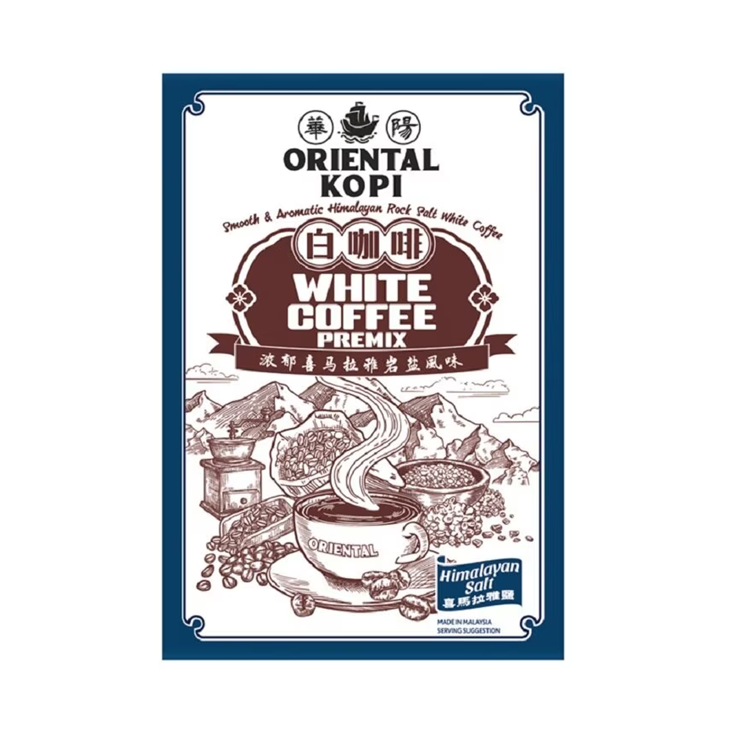 Oriental Kopi White Coffee Premix Himalayan Salt 38g x 10