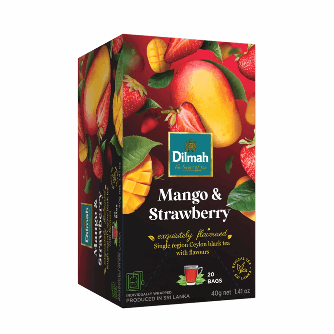 Dilmah Foil Envelope Mango & Strawberry Tea 2g x 20 bags
