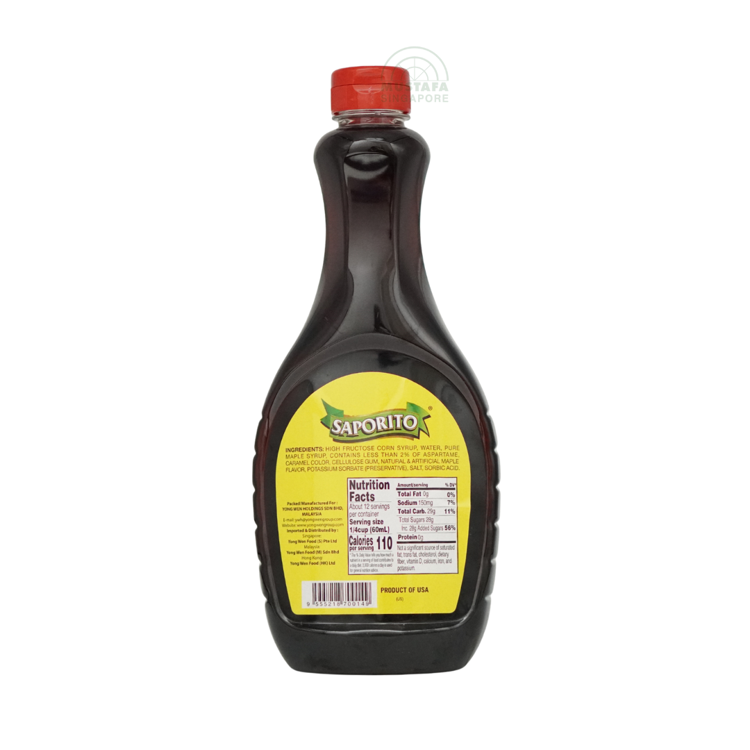 Saporito Pancake Syrup 709ml