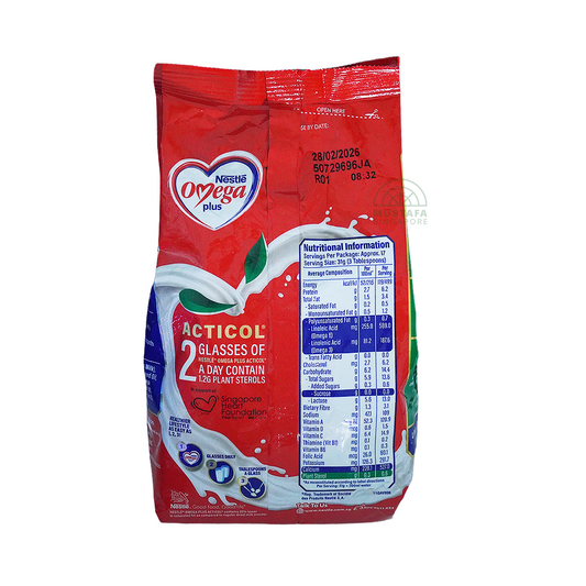 Nestle Omega Plus Adult Milk Powder With Acticol 550g Nestle Omega Plus Adult Milk Powder With Acticol 550g