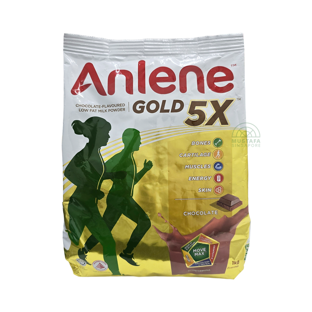 Anlene Gold 5X Low Fat Chocolate Flavored Milk Powder 1kg