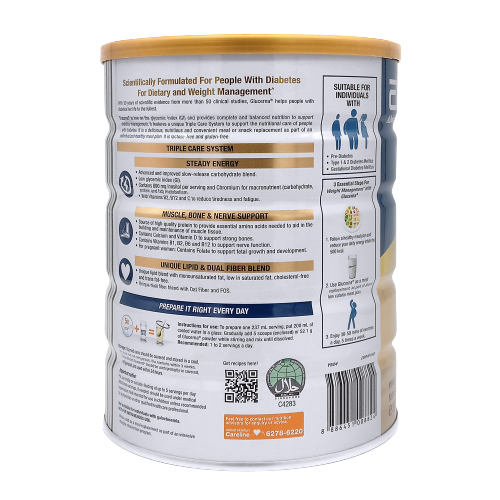 Glucerna Triple Care Milk Formula (Wheat) 800g Glucerna Triple Care Milk Formula (Wheat) 800g