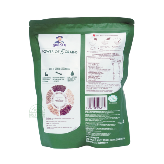 Quaker Chia Multigrain Oats 420g Quaker Chia Multigrain Oats 420g
