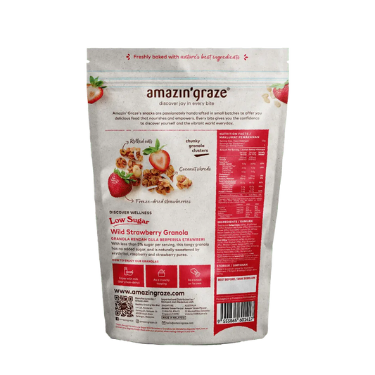 Amazin' Grace Wild Strawberry Granola 250g