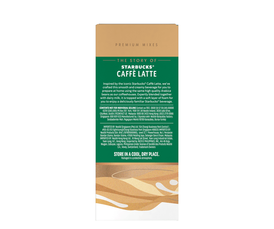 Starbucks® Cafè Latte Premium Mixes Instant Coffee 4s
