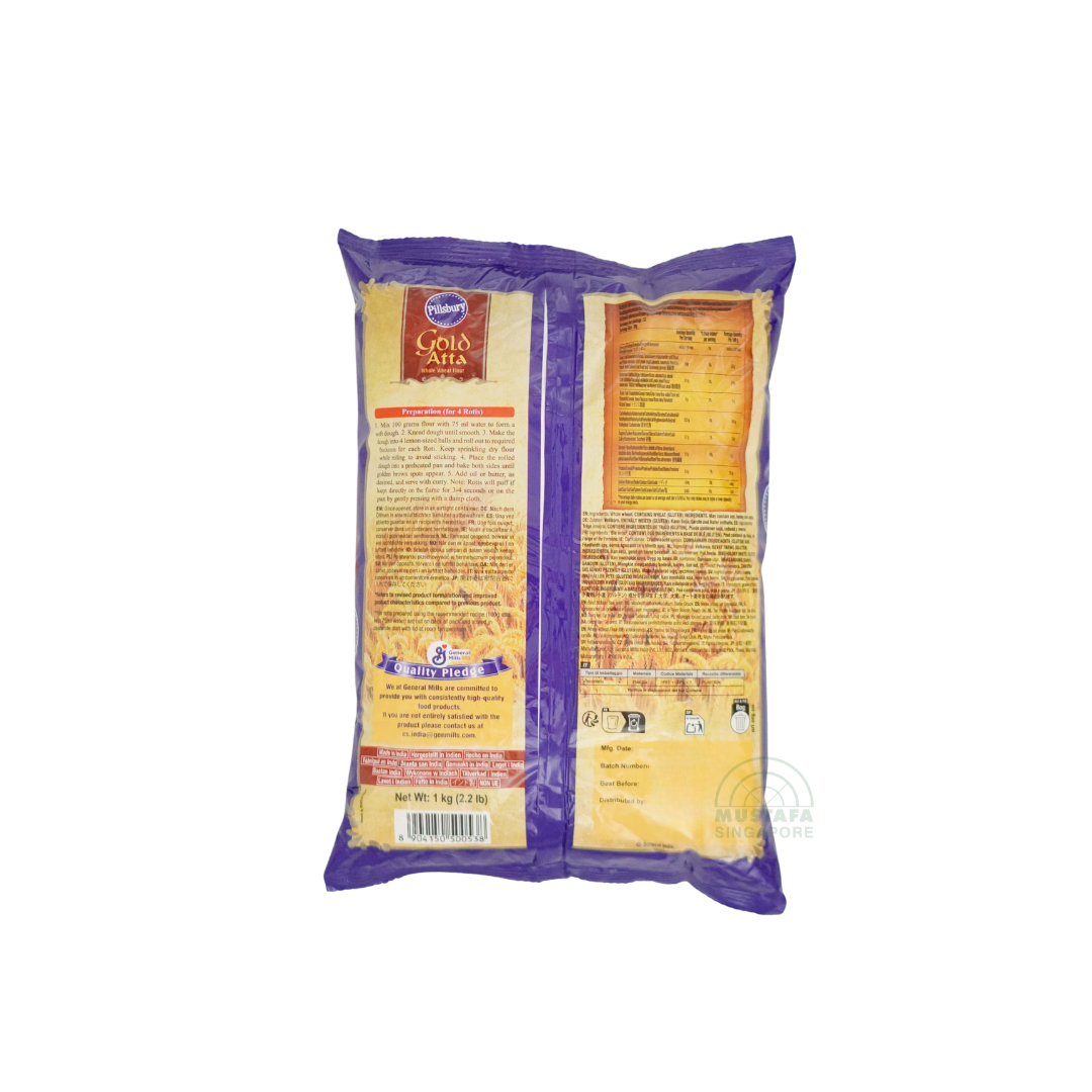 Pillsbury Gold Atta Whole Wheat Flour 1kg