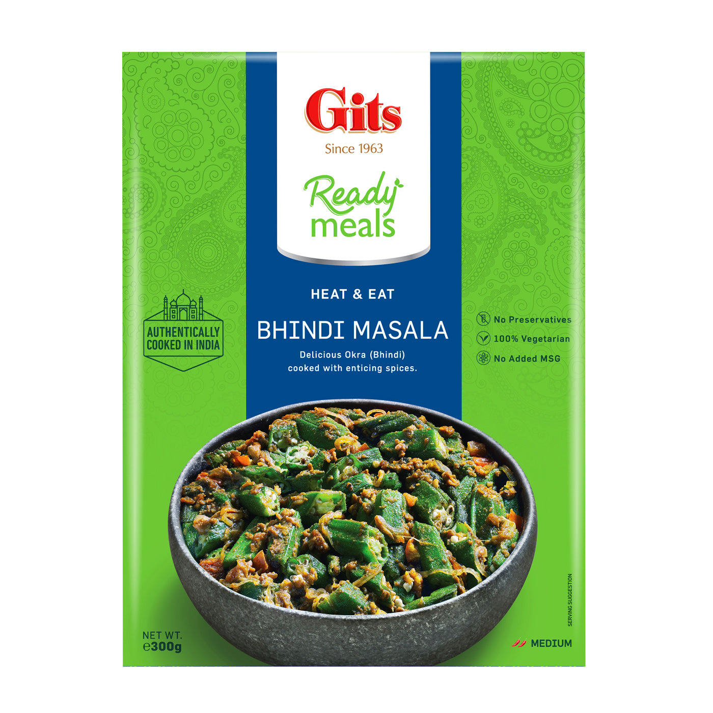 Gits Bhindi Masala (Medium Spicy) 300g
