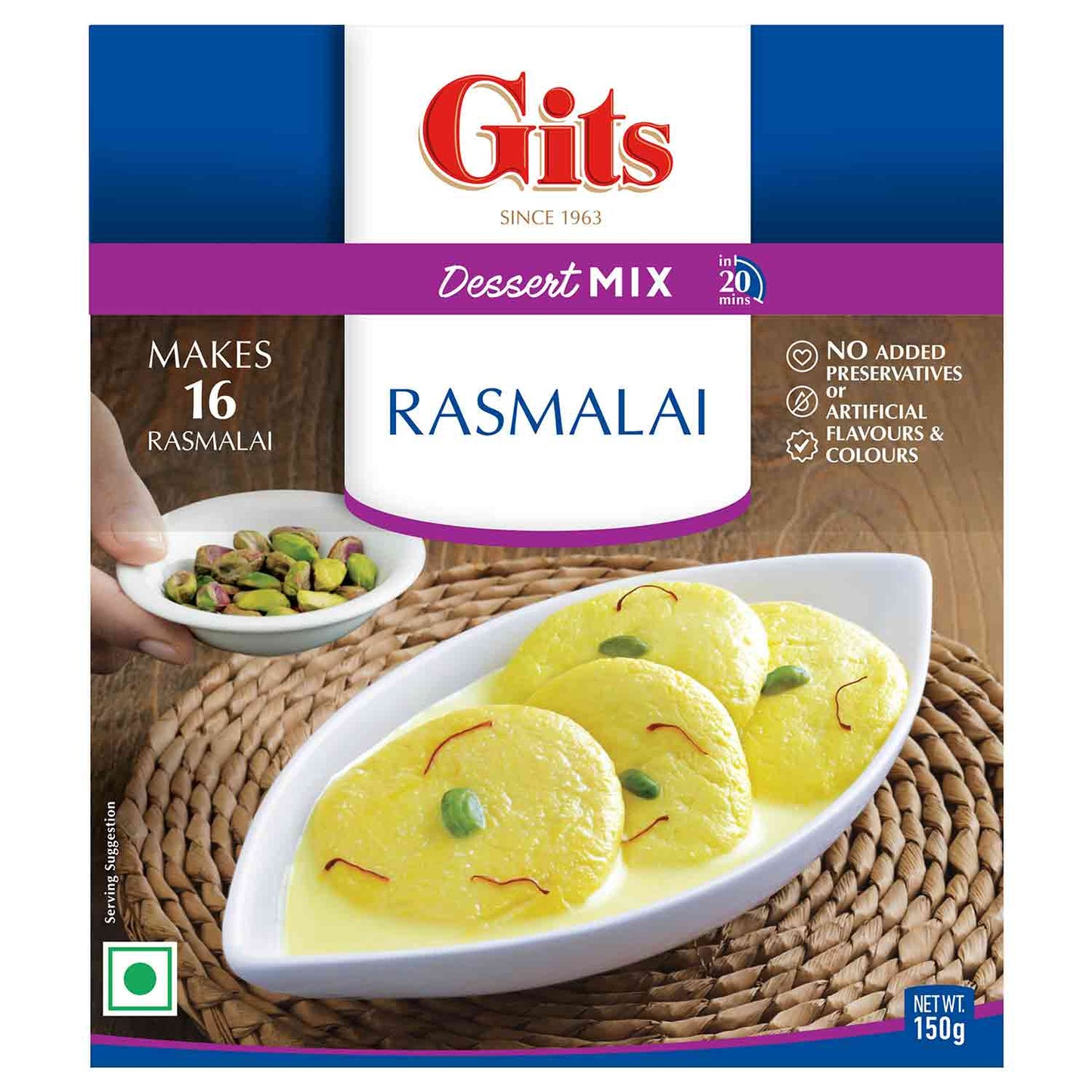 Gits Rasmalai Dessert Mix 150g