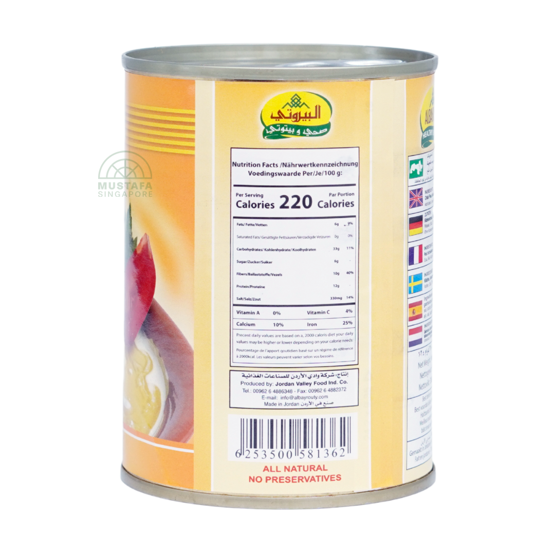 Albayrouty Musabahha Ready to Serve Chick Pea Dip 380g