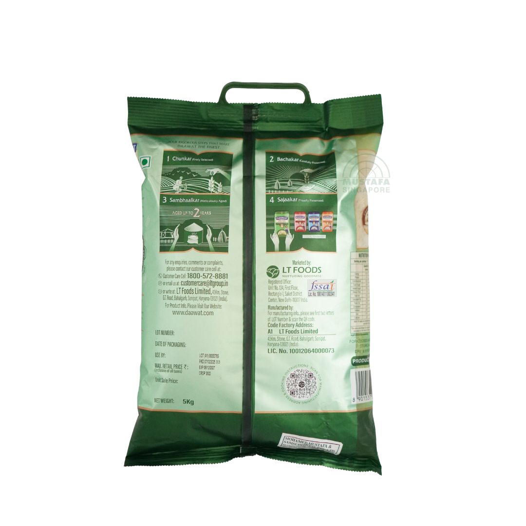 Daawat Biryani Basmati Rice 5kg