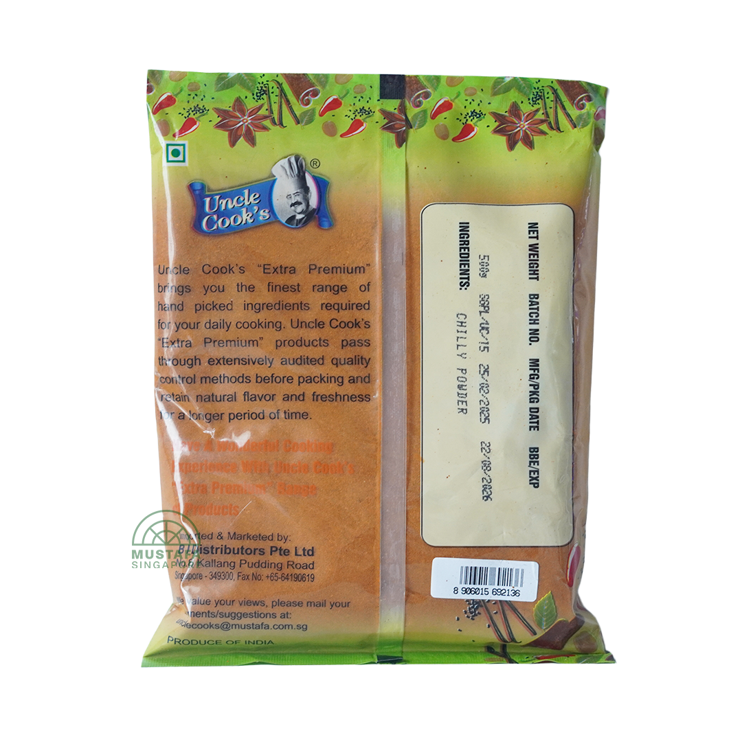 Uncle Cook's Chilli Powder 500g