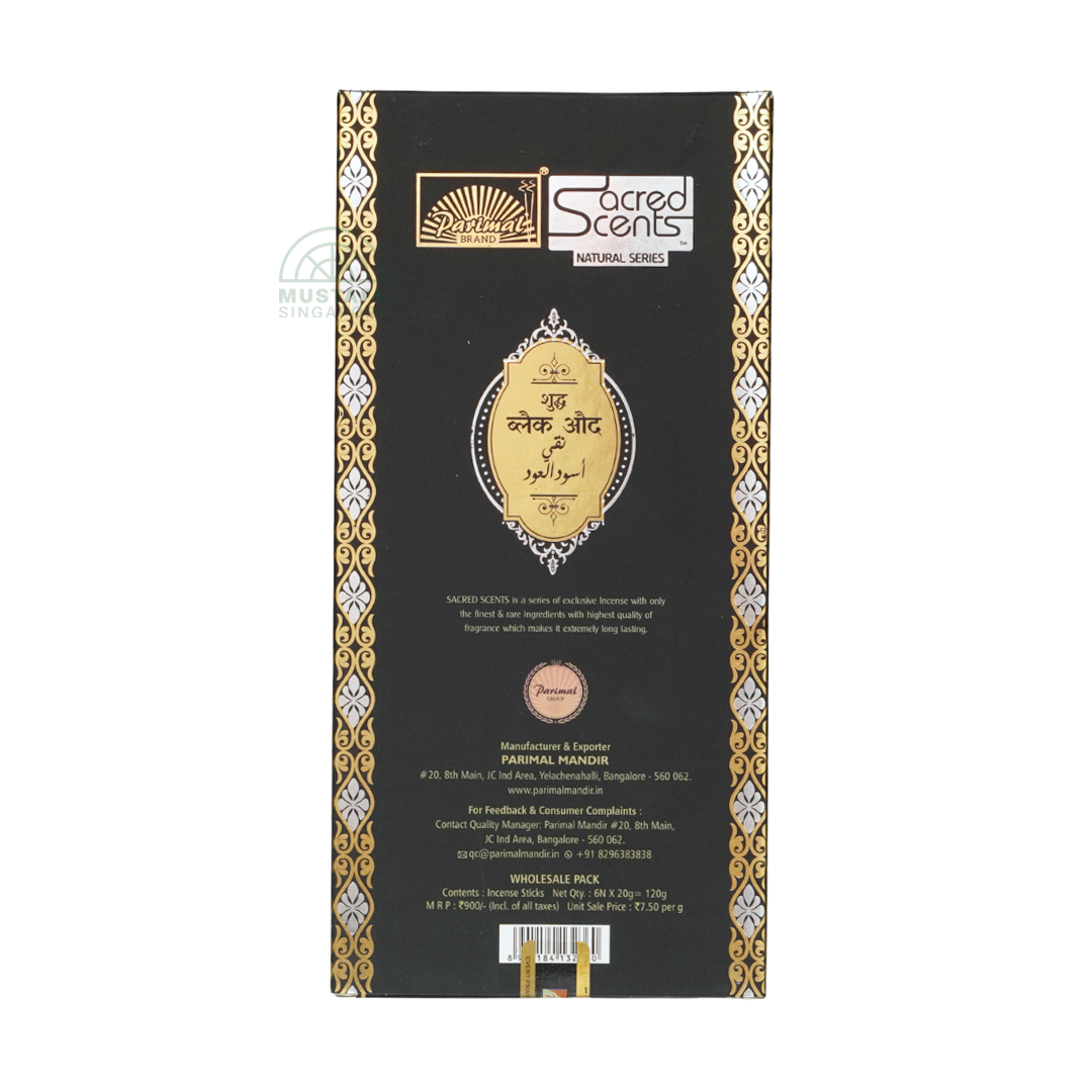 Sacred Scents Pure Black Oud Incense