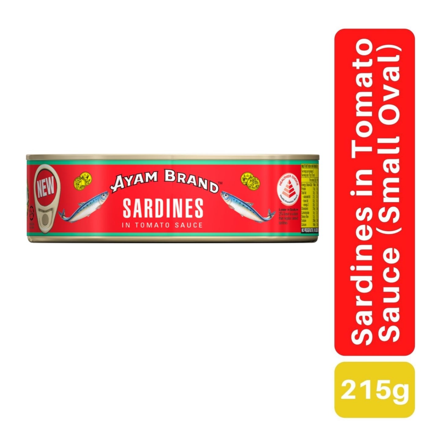 Ayam Brand Sardines Small Oval 215g
