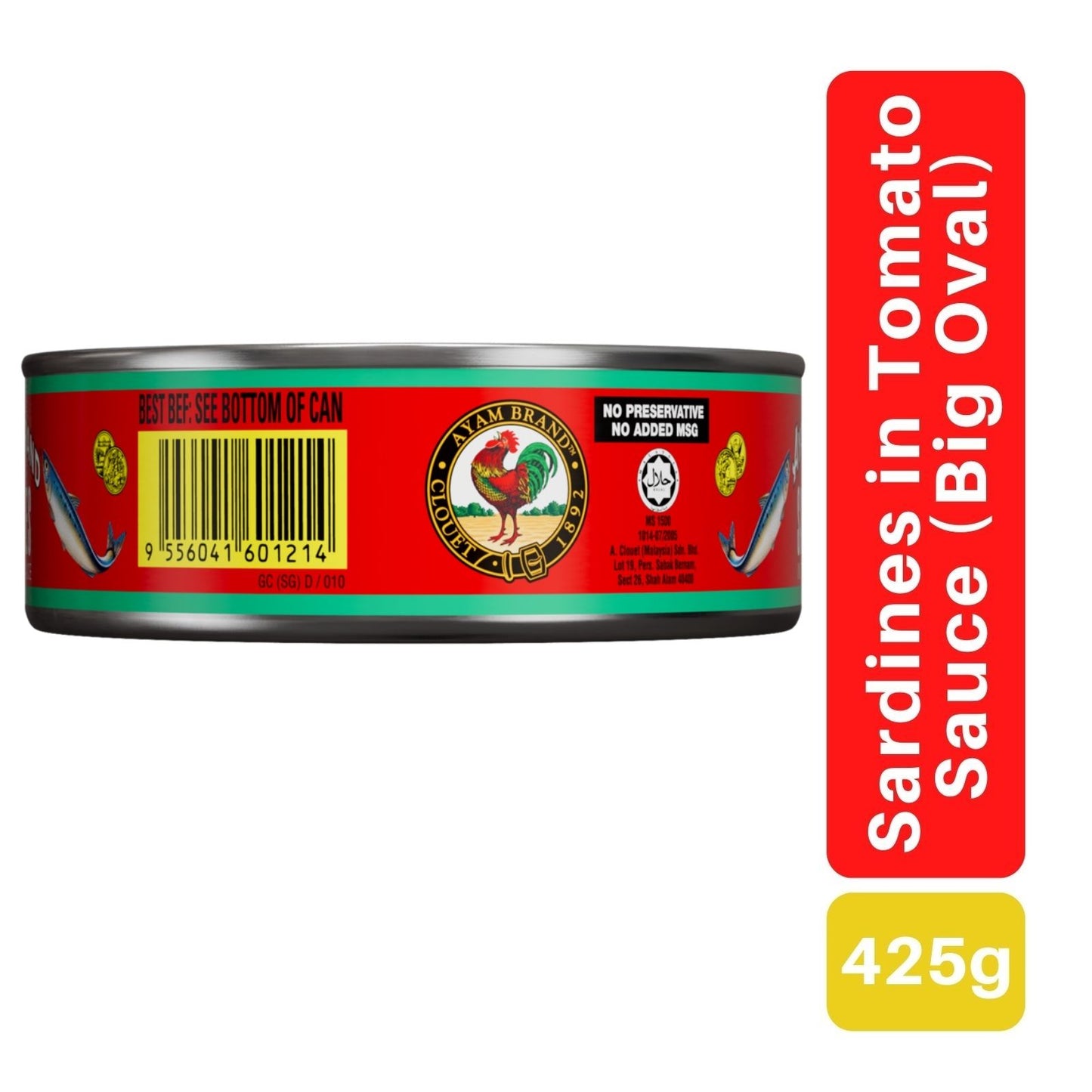Ayam Brand Sardines Big Oval 425g