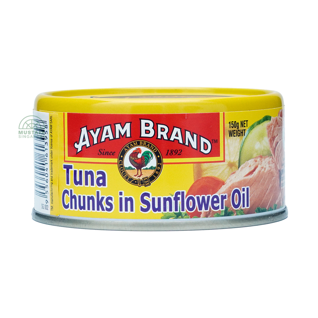 Ayam Brand Tuna Chunks in Sunflower Oil 150g