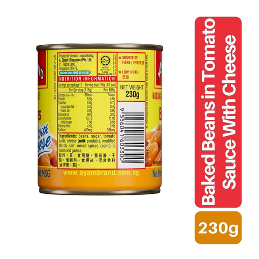 Ayam Brand Baked Beans Cheese 230g Ayam Brand Baked Beans Cheese 230g