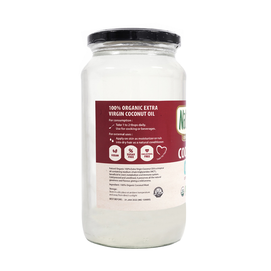 Naturel Organic Extra Virgin Coconut Oil 1L