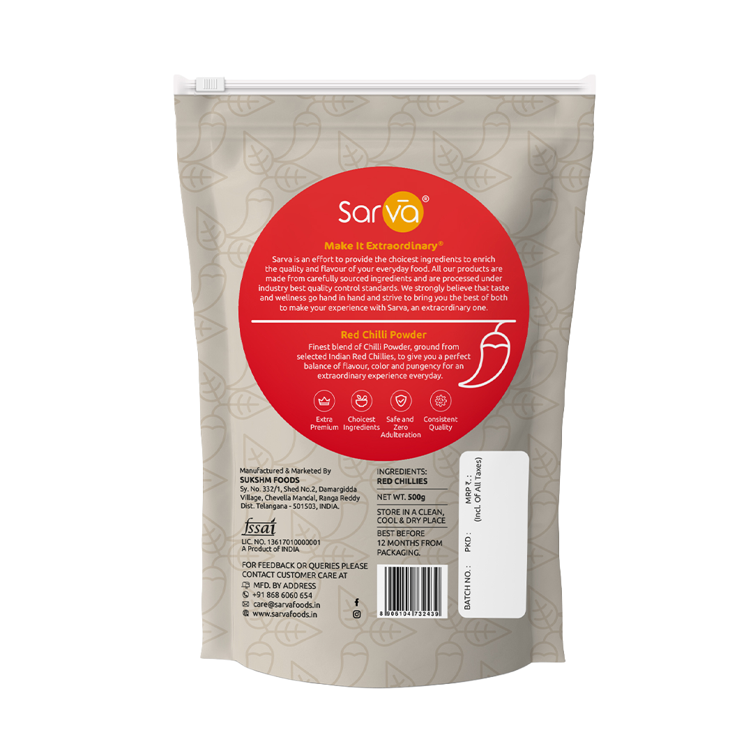 Sarva Chilli Powder 500g