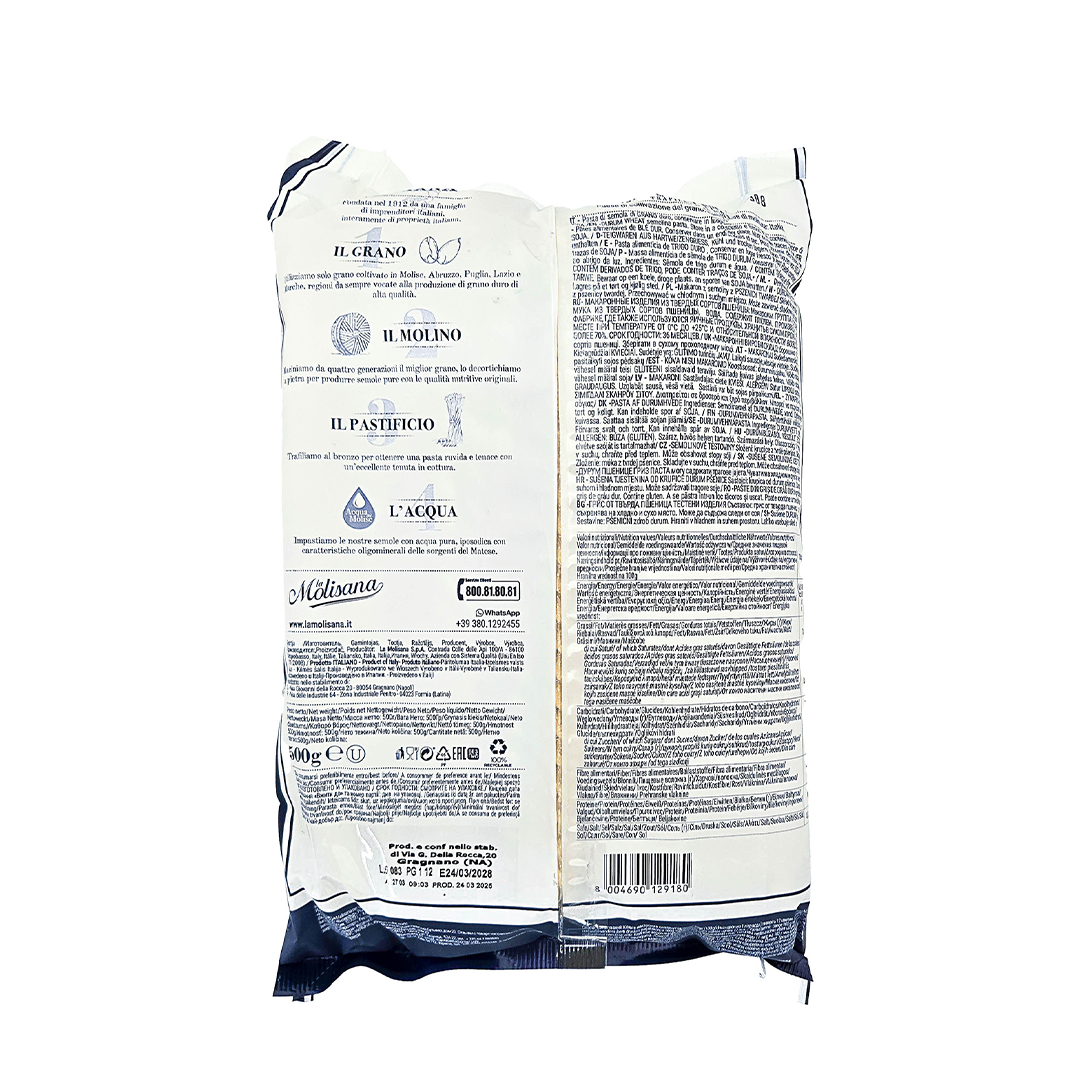 La Molisana Fusilli Lunghi Bucati 500g