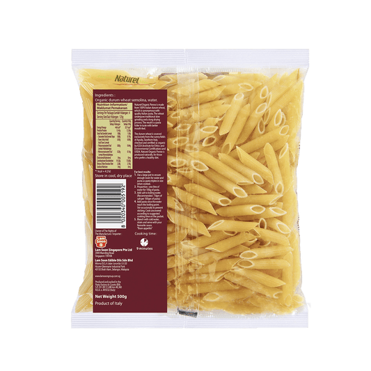 Naturel Organic Penne Pasta 500g Naturel Organic Penne Pasta 500g