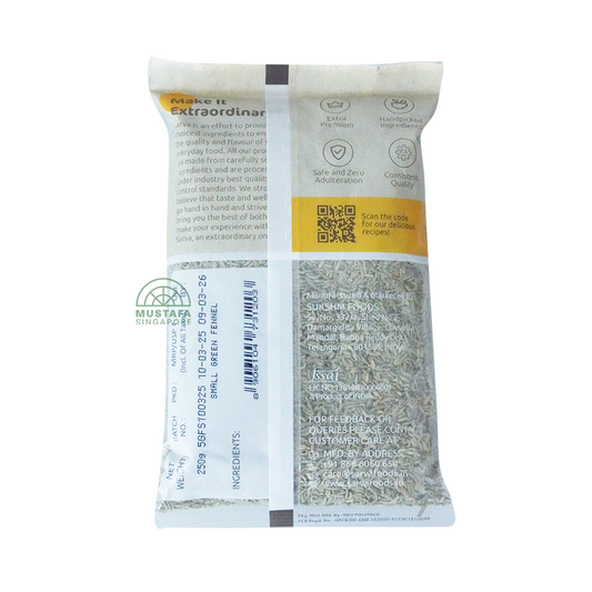 Sarva Green Fennel (Small) 250g Sarva Green Fennel (Small) 250g