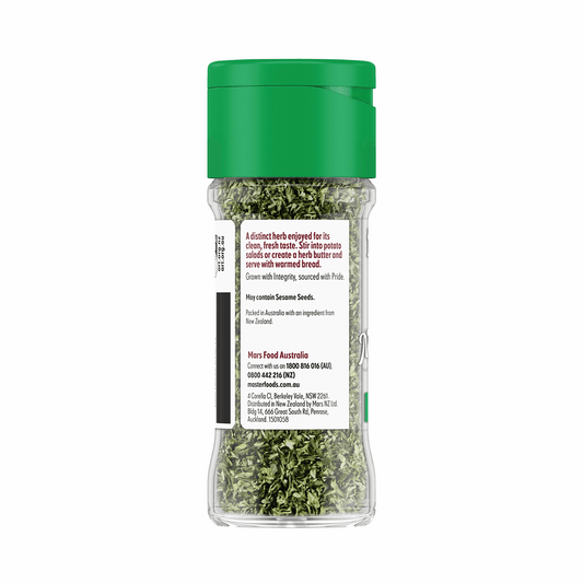 MasterFoods Parsley Leaves 7g MasterFoods Parsley Leaves 7g