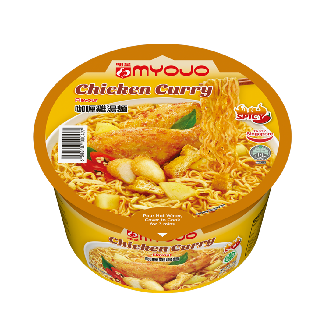 Myojo Chicken Curry Flavour Instant Noodles Bowl 79g