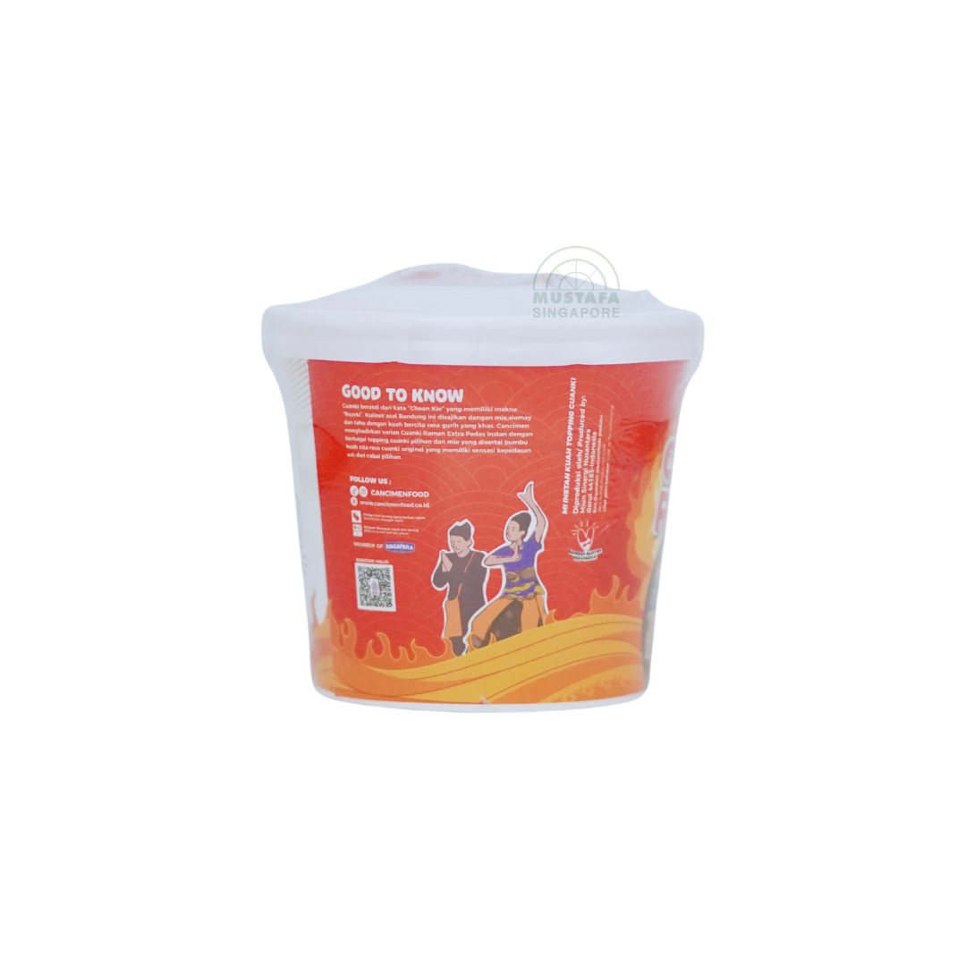 Cancimen Cuanki Ramen Extra Pedas Cup Noodles 75g