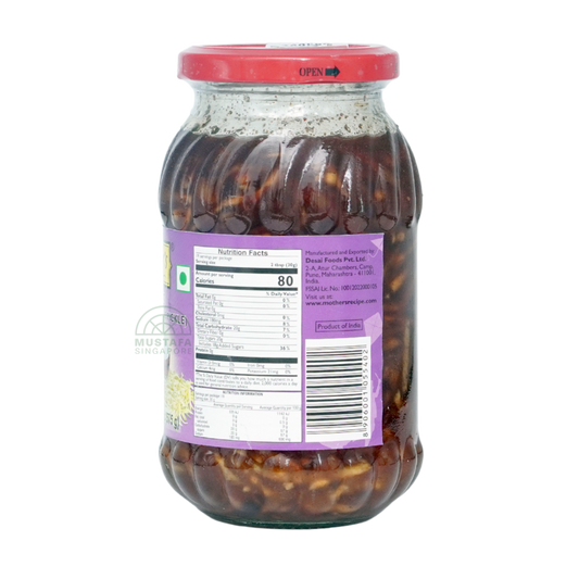Mother's Recipe Chhundo (Shredded Sweet Mango Pickle) 575g