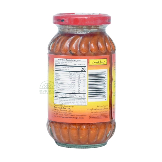 Mother's Recipe Mango Pickle Hot 300g