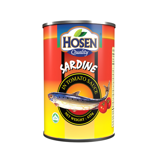 Hosen Sardine Tomato Sauce 425g Hosen Sardine Tomato Sauce 425g