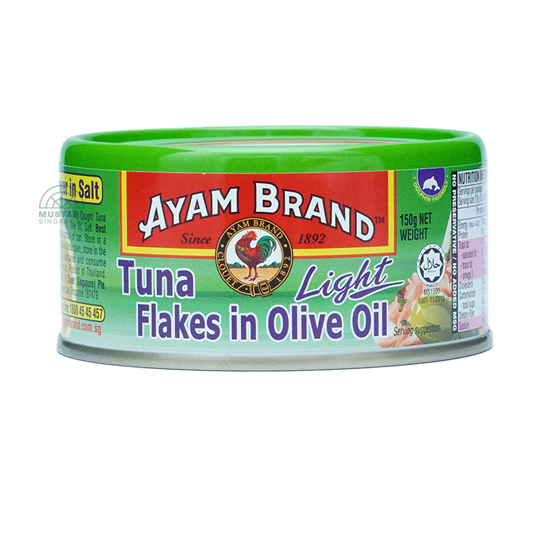 Ayam Brand Tuna Flakes In Olive Oil 150g