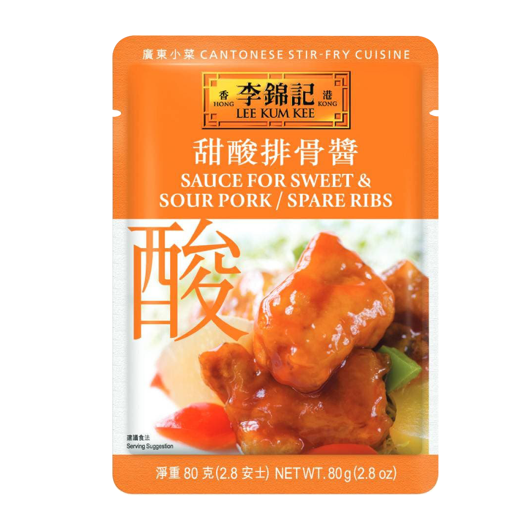 Lee Kum Kee Menu Oriented Sauce - Sweet & Sour Pork Spare Ribs 80g