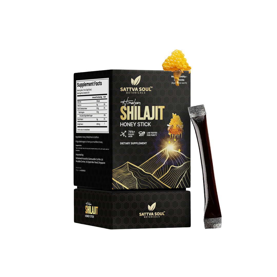 Sattva Soul Himalayan Shilajit Honey Sticks 8g x 30