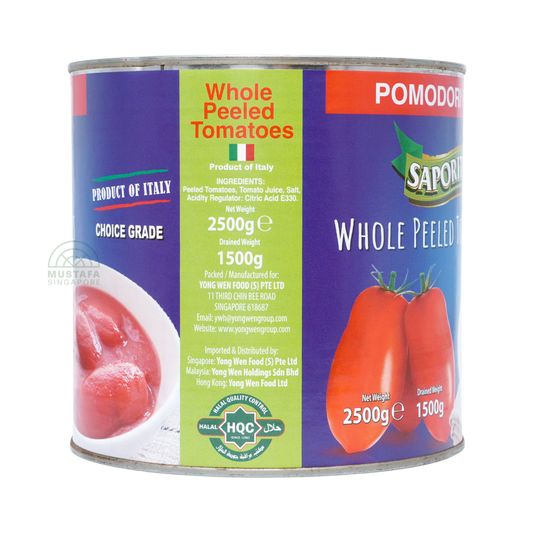 Saporito Whole Peeled Tomato 2500g Saporito Whole Peeled Tomato 2500g