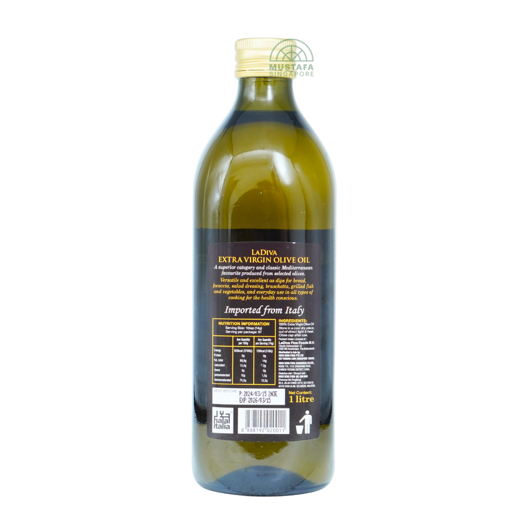 la Diva Extra Virgin Olive Oil 1L
