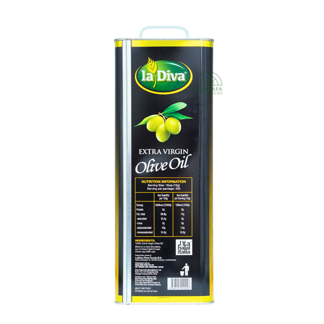 la Diva Extra Virgin Olive Oil 5L