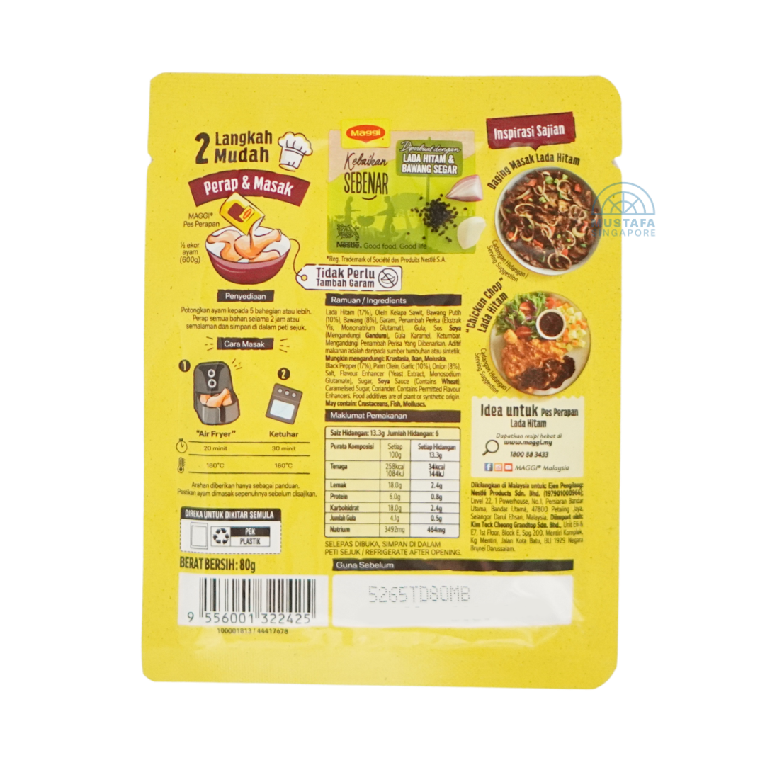 Maggi Air Fryer Black Pepper Marinade Paste 100g