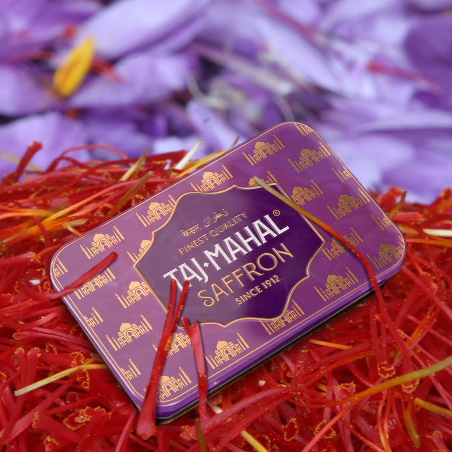 Taj Mahal Saffron Collectable Edition Tin (Assorted Colors) 6g