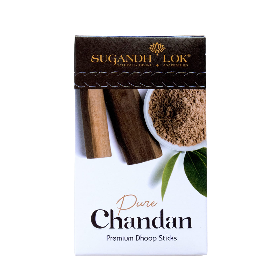 Sugandh Lok Pure Chandan Premium Dhoop Sticks