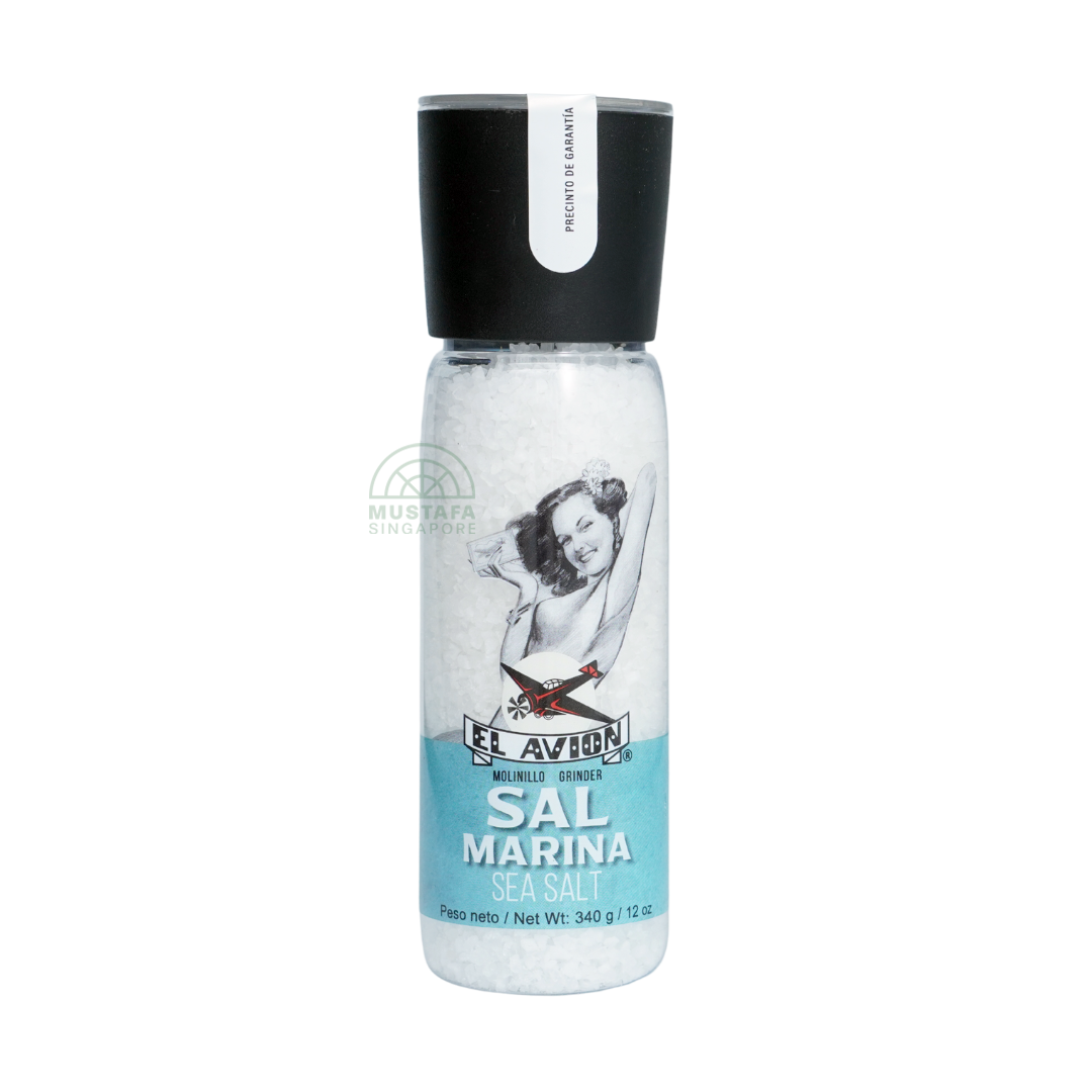El Avion Sea Salt with Grinder 340g
